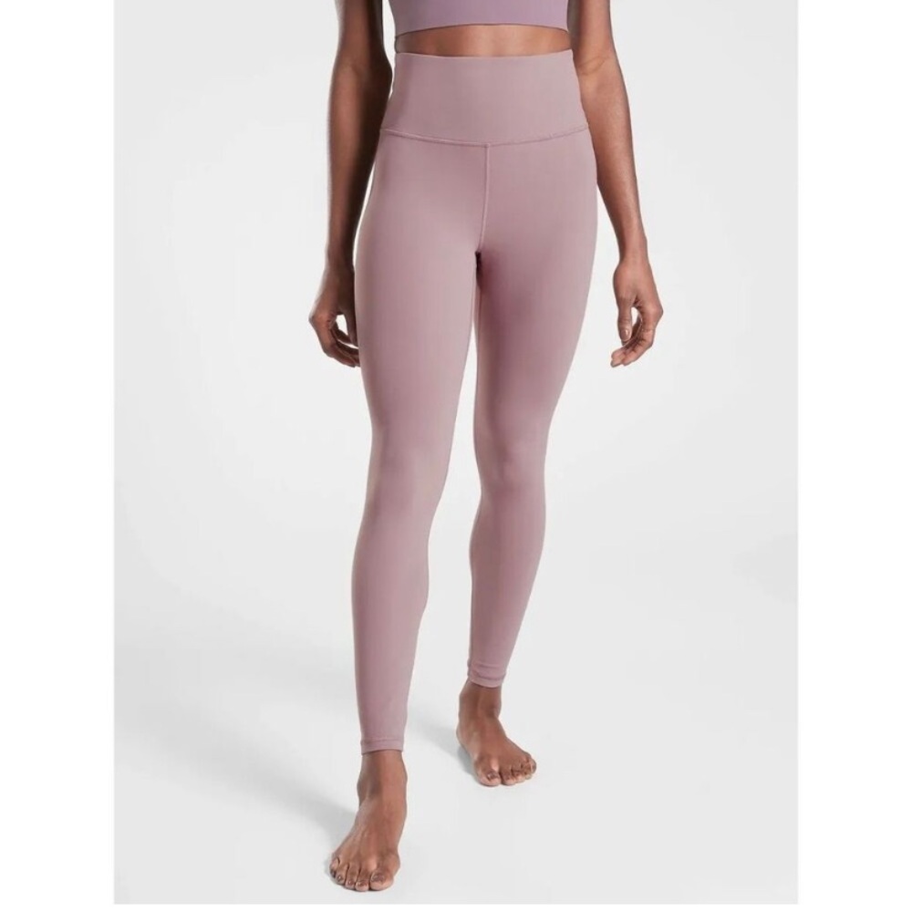 Athleta Elation Mauve 7/8 High Rise Legging/Tight M